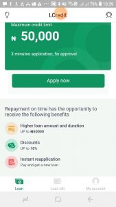 download lcredit loan app