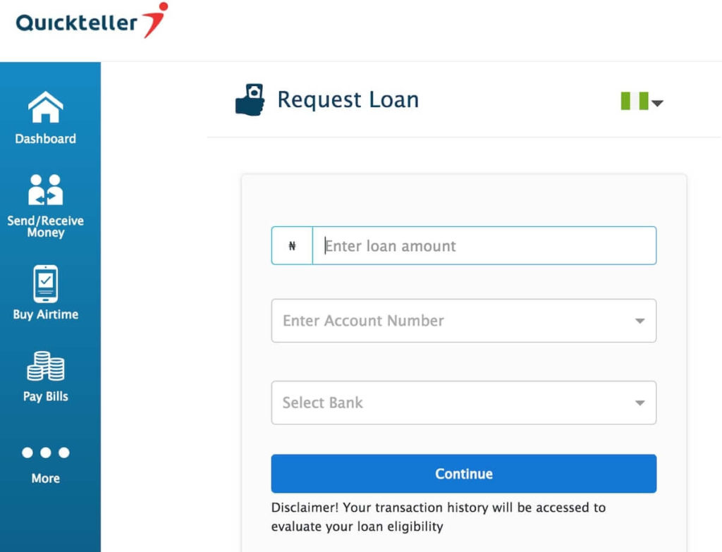 Quickteller Loan