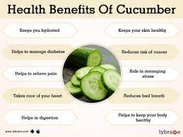 Benefits of cucumber to woman